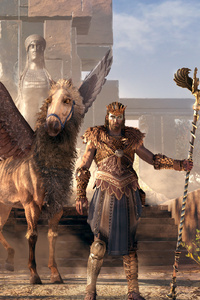 The Hunters Assassins Creed Odyssey (480x854) Resolution Wallpaper