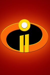 The Incredibles 2 Logo 4k (240x400) Resolution Wallpaper