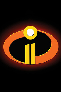 The Incredibles 2 Logo (320x480) Resolution Wallpaper