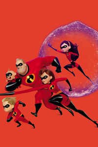 The Incredibles 2 Movie Poster 4k (640x960) Resolution Wallpaper