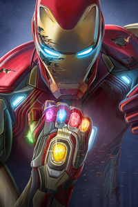 The Infinity Gauntlet Unleashed (320x480) Resolution Wallpaper