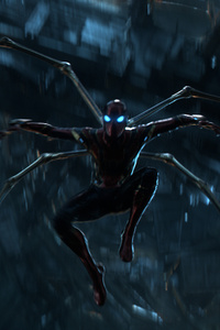 The Iron Spider Stretches His Legs In Avengers Infinity War