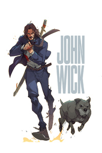 The John Wick Artwork 4k