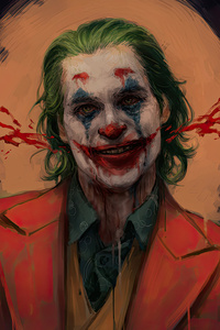 The Joker Behind The Madness (240x320) Resolution Wallpaper