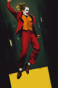 The Joker Dramatic Fall (480x854) Resolution Wallpaper