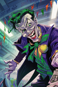 The Joker Jokes On You (720x1280) Resolution Wallpaper