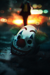 The Joker Mask Off