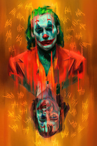 The Joker Psycho Circus (1280x2120) Resolution Wallpaper
