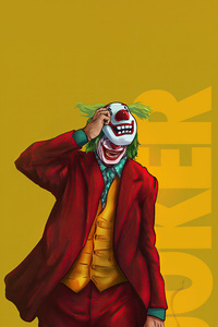The Joker True Face (640x1136) Resolution Wallpaper