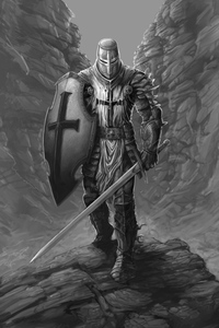 The Knight (1280x2120) Resolution Wallpaper