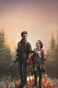The Last Of Us Joel And Ellie 5k (360x640) Resolution Wallpaper