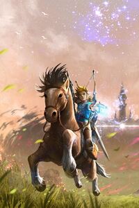 The Legend Of Zelda Art (320x568) Resolution Wallpaper
