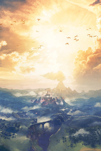 The Legend Of Zelda Map (240x400) Resolution Wallpaper