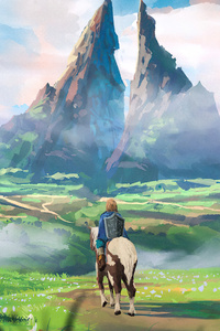 The Legend Of Zelda Nature 4k (320x480) Resolution Wallpaper