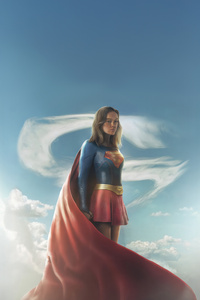 The Legendary Supergirl (1080x2400) Resolution Wallpaper