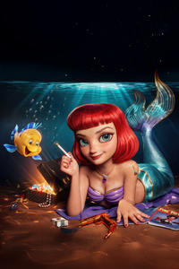 The Little Mermaid 4k Legacy (750x1334) Resolution Wallpaper