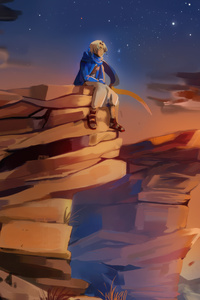 The Lonely Desert (240x400) Resolution Wallpaper