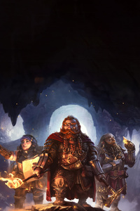 The Lord Of The Rings Return To Moria Development (640x960) Resolution Wallpaper