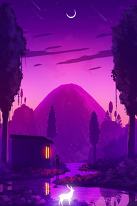 The Magical Lake House 4k (540x960) Resolution Wallpaper