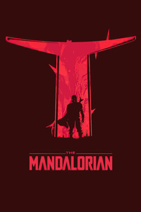 1080x1920 The Mandalorian Minimal 5k