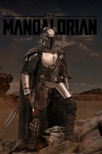 1080x2280 The Mandalorian Star Wars Studio 5k