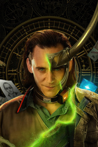 The Many Faces Of Loki (360x640) Resolution Wallpaper