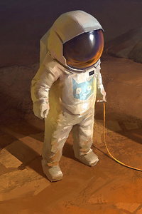 The Martian Art (540x960) Resolution Wallpaper