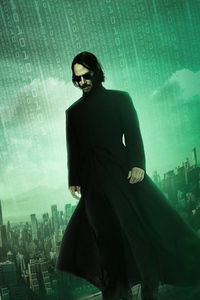 1080x2280 The Matrix Resurrections 4k