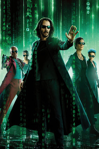 1440x2960 The Matrix Resurrections Official