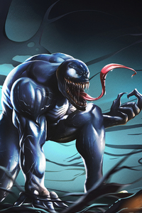 The Menace Of Venom (240x320) Resolution Wallpaper