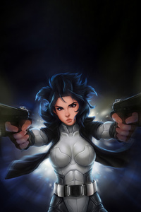 The Most Dangerous Woman With Two Guns Drawn (1080x2160) Resolution Wallpaper