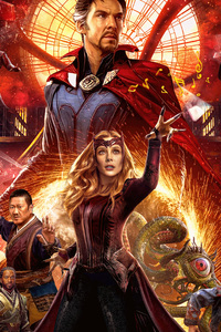 The Mystic Mastery Of Doctor Strange Universe (480x800) Resolution Wallpaper