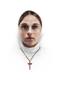 The Nun Movie Key Art (640x960) Resolution Wallpaper