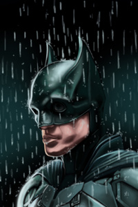 The Only One Batman (360x640) Resolution Wallpaper