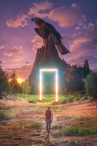The Other Side Portal 4k (540x960) Resolution Wallpaper
