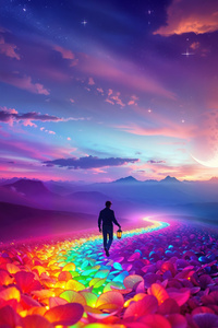 The Path To Danteland (1242x2668) Resolution Wallpaper