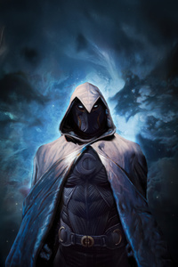 The Power Of Moon Knight Limitless Power (640x960) Resolution Wallpaper