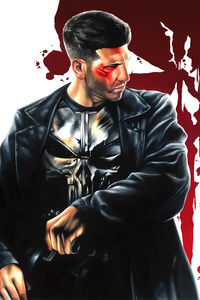 The Punisher Fanart (360x640) Resolution Wallpaper