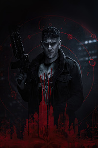 The Punisher Justice (1080x2280) Resolution Wallpaper
