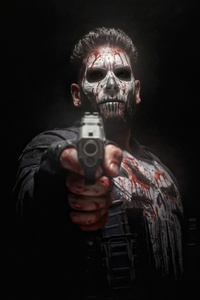 The Punisher One Last Kill 5k (640x960) Resolution Wallpaper