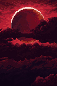 The Red Dusk (2160x3840) Resolution Wallpaper