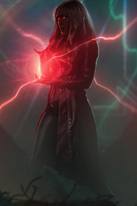1440x2960 The Red Scarlet Witch