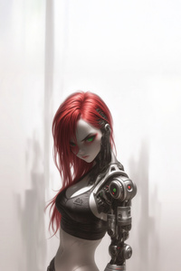 The Rise Of A Cyborg Queen (360x640) Resolution Wallpaper