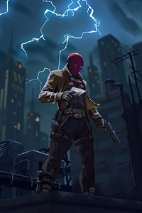 The Rise Of Red Hood (320x568) Resolution Wallpaper