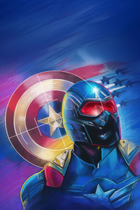 The Rise Of The Captain America Brave New World (1242x2668) Resolution Wallpaper