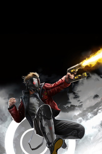 The Sky Guardian Star Lord (1125x2436) Resolution Wallpaper