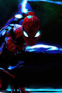 The Spiderman 5k (240x400) Resolution Wallpaper