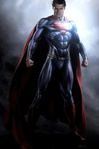 The Superman Man Of Steel 4k (640x1136) Resolution Wallpaper