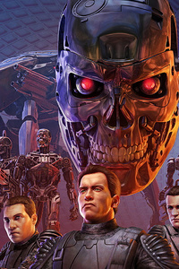 The Terminator Fans (640x1136) Resolution Wallpaper