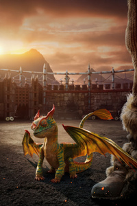 The Terrible Terror In How To Train Your Dragon 2025 (1440x2960) Resolution Wallpaper